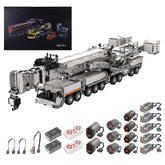 LTM11200 v2.0 Ultra Large Engineering Crane Model with 14 Motors Small Particle Building Blocks MOC Set (Dynamic Version/White/8528PCS)
